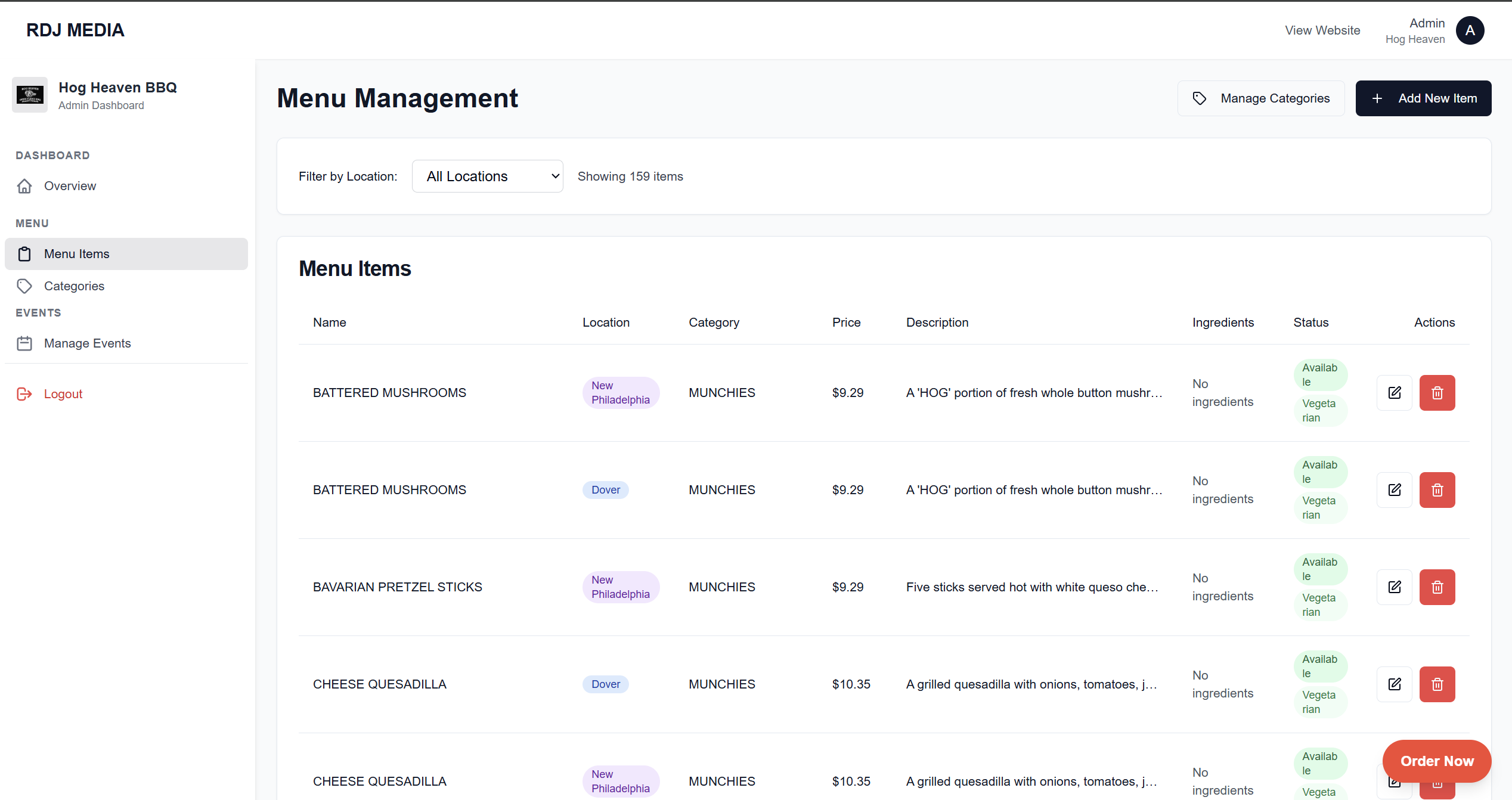 Project interface thumbnail 7